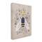 Stupell Industries Queen Bee with Crown Yellow White Daisy Florals Canvas Wall Art